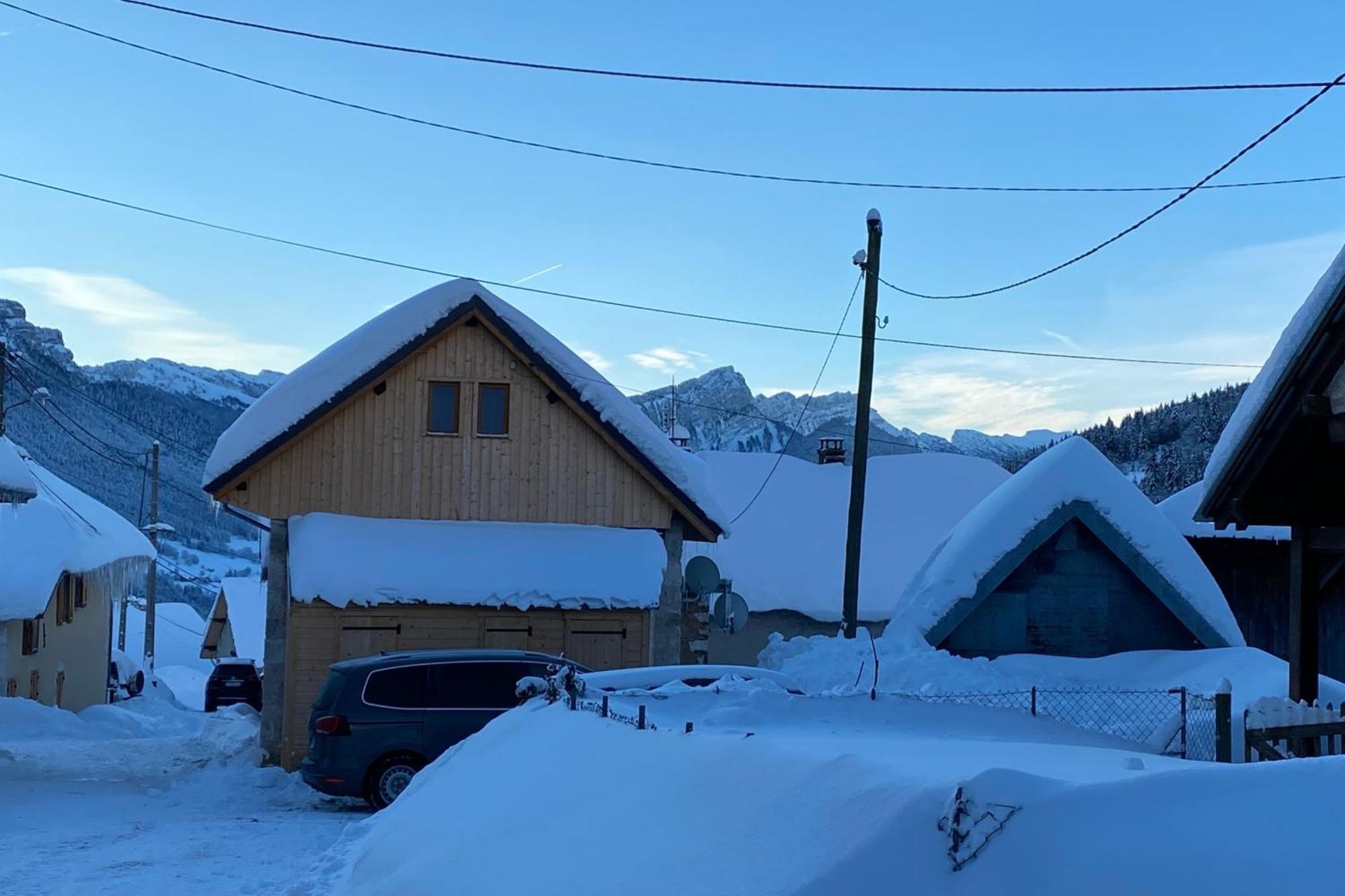 Charmante Maison Au Desert D'Entremont Les Déserts Buitenkant foto